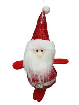NAV.PASCUERO COLGANTE 25CM ROJO