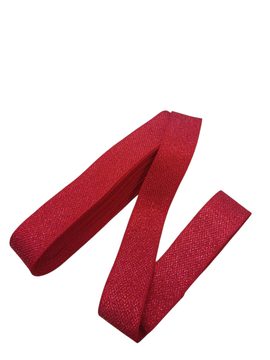 NAV.CINTA NAVIDAD LUREX 28MM ROJO TOM