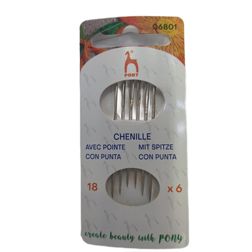 AGUJA PONY 18 CHENILLE 06801