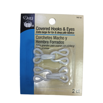 BROCHE PELETERO XL DRITZ 767/9  4CM BLCO/NEG