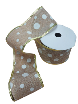 CINTA NAVIDAD 6.3CM COD2000 LUNARES