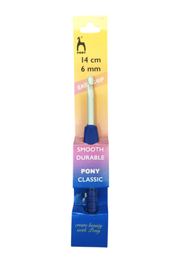 CROCHET PONY GRIP 14CM N.6.0