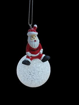 NAV.ESFERA SANTA C/LUZ LED 8CM 