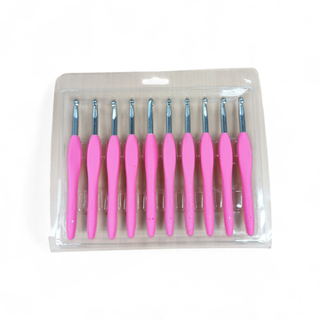 CROCHET MANGO SILICONA 6.0MM SET10