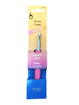 CROCHET PONY GRIP 15CM N.7.0
