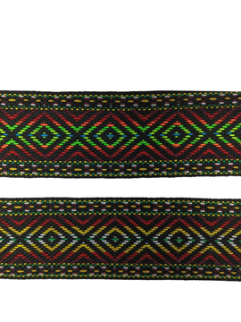 CINTA ETNICA AZTECA 50MM (2COLOR)PP R50MT