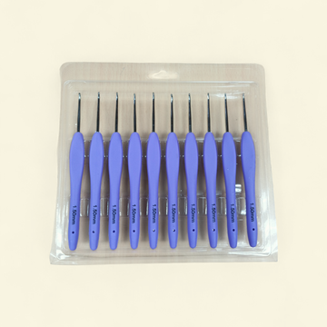 CROCHET MANGO SILICONA 1.5MM SET10