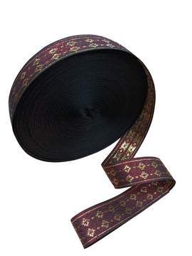 NAV.CINTA NAVIDAD ROMBO BURDEO 25MM R50MTS P.P