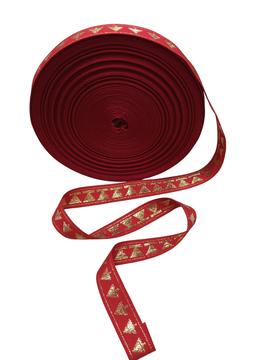 NAV.CINTA NAVIDAD PINO ROJO 20MM R50MT