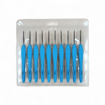 CROCHET MANGO SILICONA 1.0 MM SET10